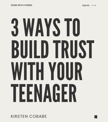 Kirsten Cobabe inspires parents and teens to embrace growth, resilience, and true bonding.